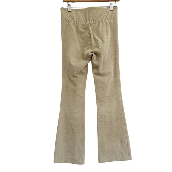 SPRWMN Corduroy Crop Flare Pull On Pant Small - Picture 6 of 14